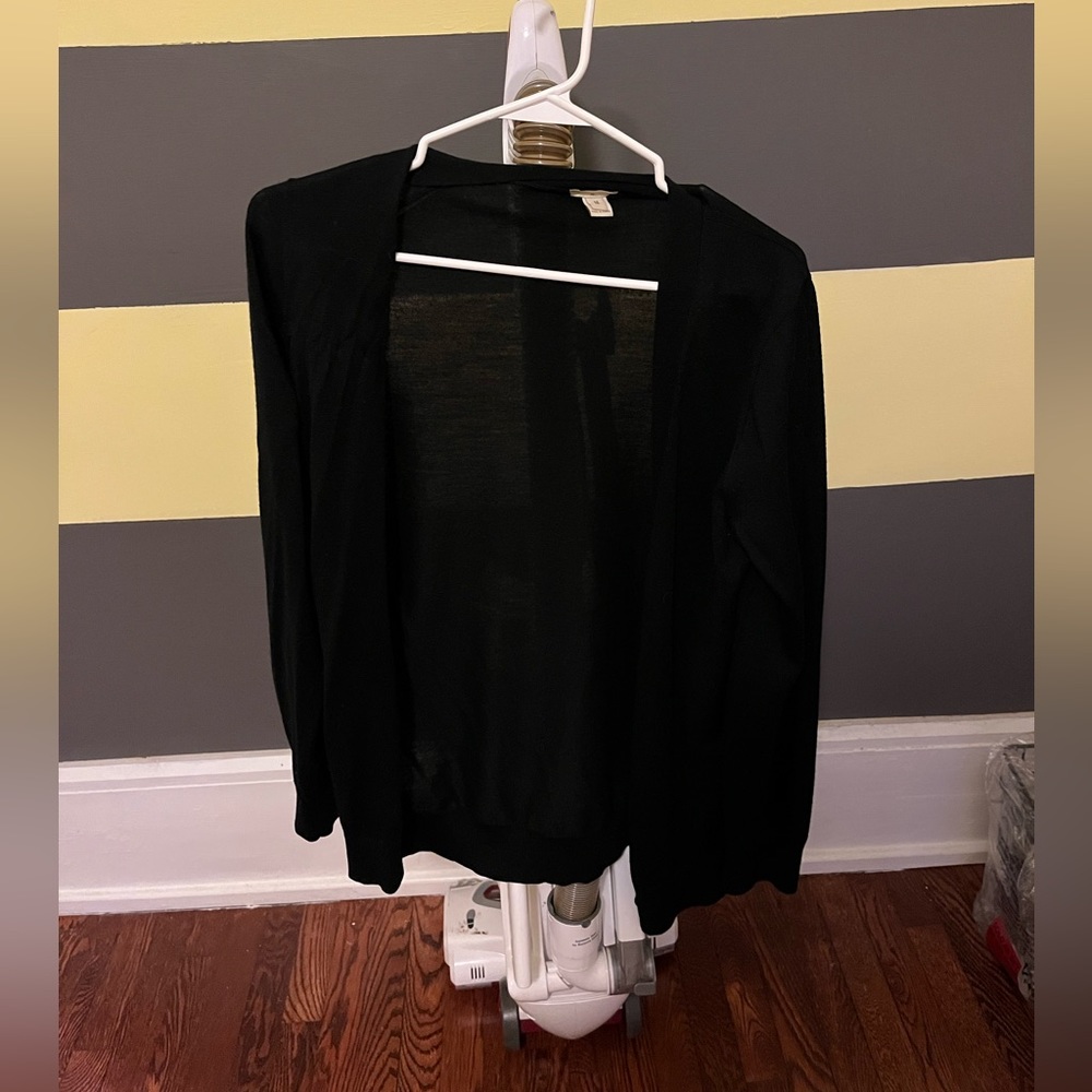 Black cardigan